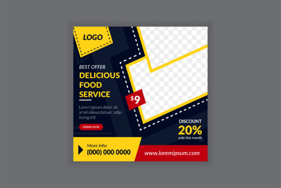 Delicious Food Services Square Banner Embroidery Review