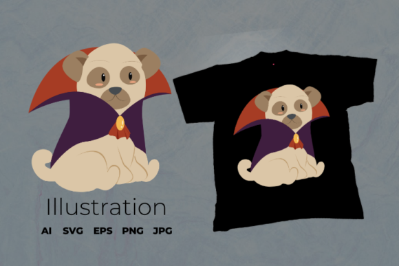 Halloween Dog Illustration Graphics and Illustrations Review