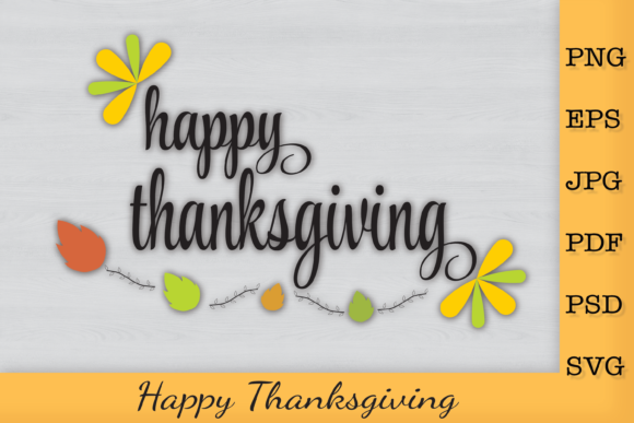 Happy Thanksgiving SVG Graphics and Print Templates Review
