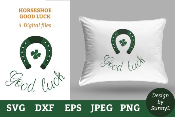 Horseshoe Good Luck St. Patrick s Day Graphics and Crafts Review