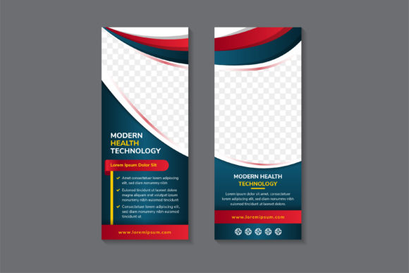 Modern Health Tech Vertical Banner Embroidery Review