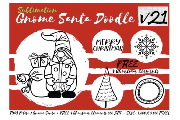 Sublimation Gnome Santa Doodle V21: A Designer's Real-World Review