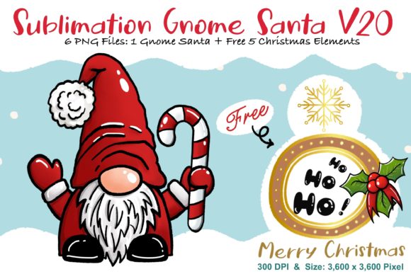 Sublimation Gnome Santa V20: A Review for Graphics and Illustrations